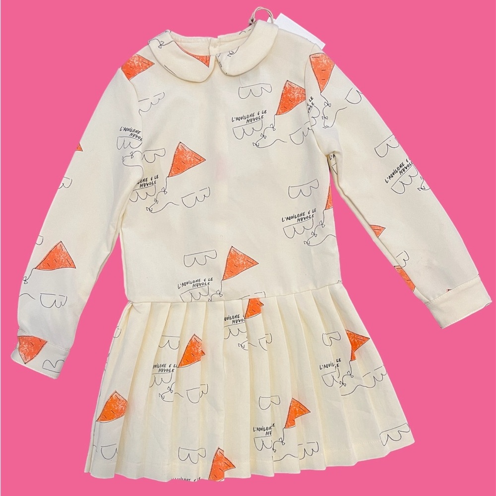 The Animals Observatory White Kites Canary Kids Dress